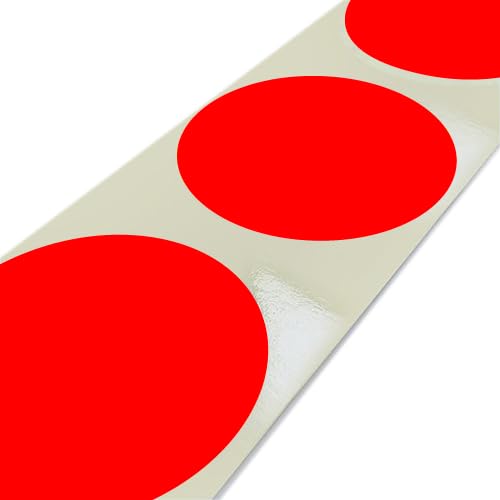 Print&Stick | Bunte Markierungsklebepunkte Ø 30 mm - 1000 Stück - Flourrot Print&Stick | Bunte Markierungsklebepunkte Ø 30 mm - 1000 Stück - Flourrot von Print&Stick