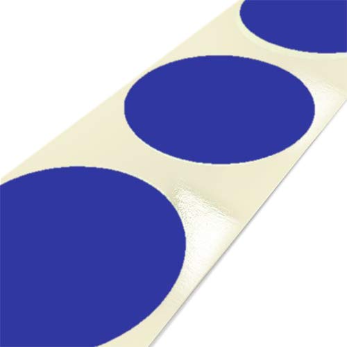 Print&Stick | Bunte Markierungspunkte Klebepunkte 20mm Blau 1000 Etiketten von Print&Stick