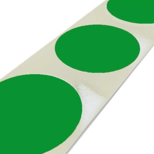 Print&Stick | Bunte Markierungspunkte Klebepunkte 20mm Grün 1000 Etiketten von Print&Stick