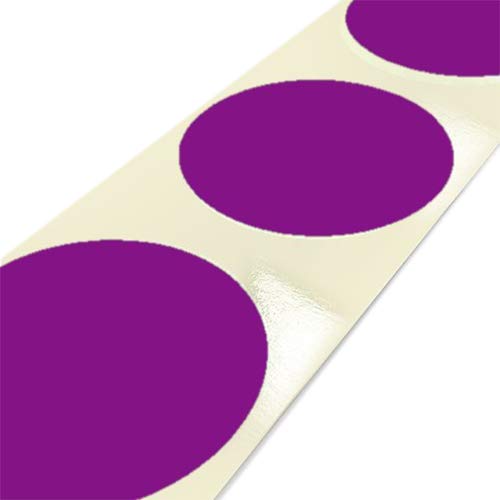 Print&Stick | Bunte Markierungspunkte Klebepunkte 20mm Violett 1000 Etiketten von Print&Stick