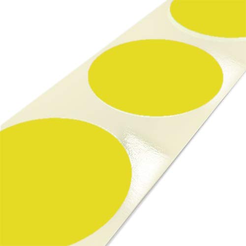 Print&Stick | Bunte Markierungsklebepunkte Ø30 mm - 1000 Stück - Gelb HKS2 von Print&Stick
