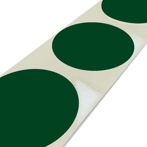 Print&Stick | Bunte Markierungsklebepunkte Ø30 mm - 1000 Stück - Grün HKS54 von Print&Stick