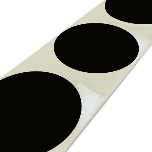 Print&Stick | Bunte Markierungsklebepunkte Ø30 mm - 1000 Stück - Schwarz von Print&Stick
