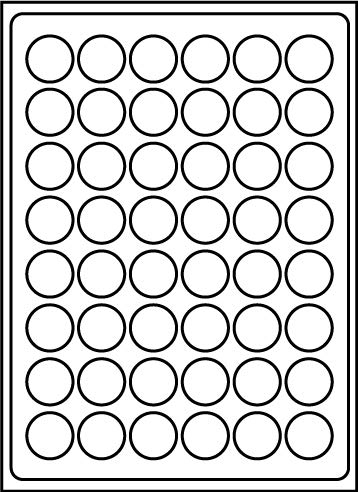 Print&Stick Nr.21930 | 4800 Runde Etiketten Ø30mm selbstklebend auf DIN A4 Bogen (Papier matt, weiß - bedruckbar) (100 Blatt) von Print&Stick