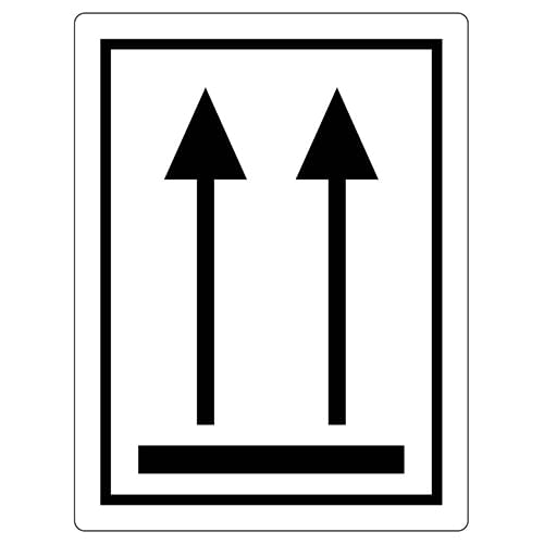 Selbstklebendes Etikett 100x76 mm – ADR Ausrichtungspfeile auf Versandstücken Selbstklebendes Etikett 100x76 mm – ADR Ausrichtungspfeile auf Versandstücken von Print&Stick