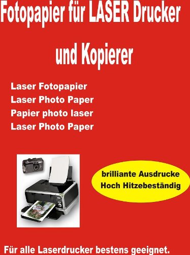 Print4Life – 100 Blatt DIN A4 250g/m²,Super High Glossy für Laserdrucker/Kopierer von Print4Life