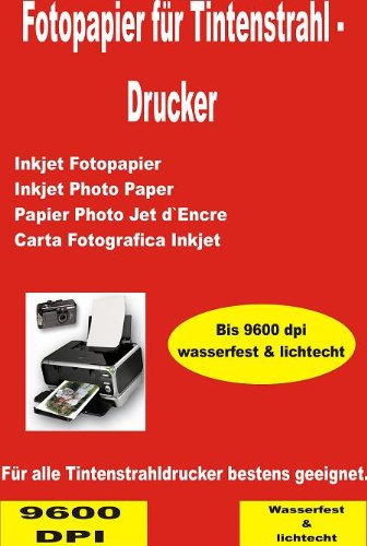 P4L – 200 Blatt Fotopapier DIN A4, 220g/qm, high -glossy (hoch-glaenzend) -sofort trocken -wasserfest-hochweiß-sehr hohe Farbbrillianz, fuer InkJet Drucker (Tintenstrahldrucker) von Print4Life