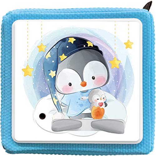 K002 | Schutzcover Schutzfolie für Toniebox selbstklebende passgenaue Folie Motive Zubehör für Kinder Spielzeug Aufkleber Sticker (Nr. 6 Pinguin) von PrintAttack