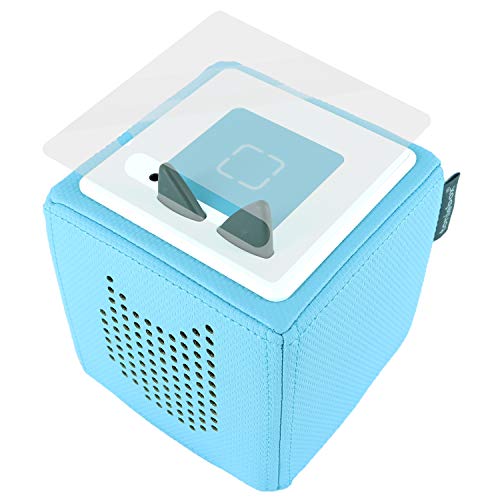 K002 | Schutzcover Schutzfolie für Toniebox selbstklebende passgenaue Folie Motive Zubehör für Kinder Spielzeug Aufkleber Sticker (Nr. 12 Transparent) von PrintAttack