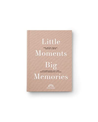 PrintWorks Bookshelf Album - Kleine Moments Big Memories Bücherregal Alben Haus Dekoration, Weiß, Einheitsgröße von PrintWorks