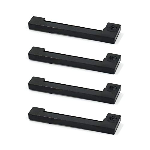 Printerfield Farbbandkassette in Schwarz für Epson ERC09/ERC22 und M-160/161/180/181/183/185/190/191/192 POS Drucker (4er Pack) von Printerfield