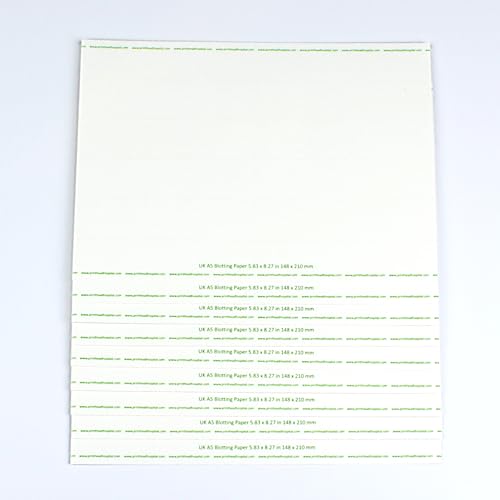 Schwere Löschpapier, 8 x 6 (10 Blatt) für Caligraphy und Inkjet Drucker Reinigung von Printhead Hospital