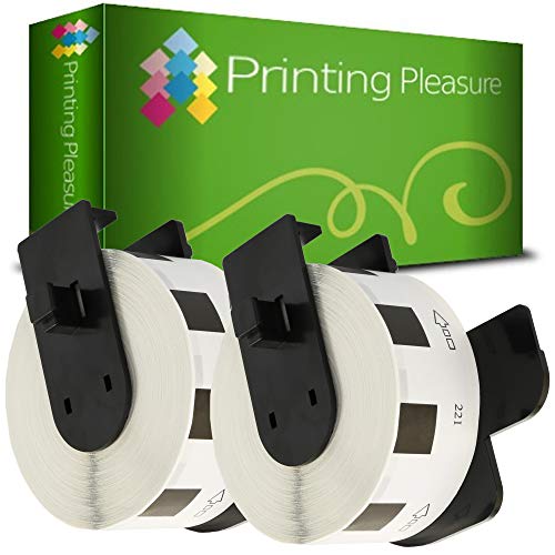 2 x DK11221 Quadrat-Etiketten kompatibel für Brother P-Touch QL-500 QL-570 QL-700 QL-720NW QL-800 QL-810W QL-820NWB QL-1100 QL-1110NWB | 23mm x 23mm | 1000 Stück | Papier mit Kunststoffhalter 2 x DK11221 Quadrat-Etiketten kompatibel für Brother P-Touch QL-500 QL-570 QL-700 QL-720NW QL-800 QL-810W QL-820NWB QL-1100 QL-1110NWB | 23mm x 23mm | 1000 Stück | Papier mit Kunststoffhalter von Printing Pleasure