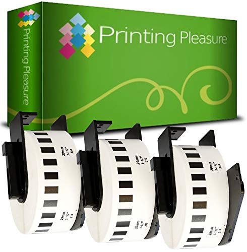 3 x DK22210 Endlos-Etiketten kompatibel für Brother P-Touch QL-500 QL-550 QL-570 QL-700 QL-720NW QL-800 QL-810W QL-820NWB QL-1050 QL-1100 QL-1110NWB | 29mm x 30.48m | Thermopapier mit Kunststoffhalter 3 x DK22210 Endlos-Etiketten kompatibel für Brother P-Touch QL-500 QL-550 QL-570 QL-700 QL-720NW QL-800 QL-810W QL-820NWB QL-1050 QL-1100 QL-1110NWB | 29mm x 30.48m | Thermopapier mit Kunststoffhalter von Printing Pleasure