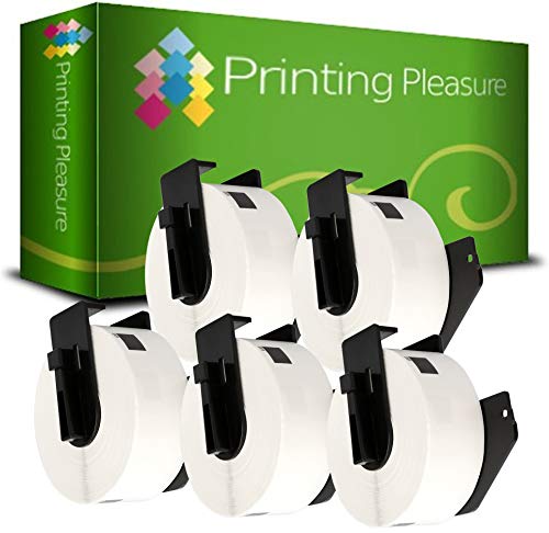 5 x DK11201 Adressetiketten kompatibel für Brother P-Touch QL-500 QL-570 QL-700 QL-720NW QL-800 QL-810W QL-820NWB QL-1100 QL-1110NWB | 29mm x 90mm | 400 Stück | Thermopapier mit Kunststoffhalter 5 x DK11201 Adressetiketten kompatibel für Brother P-Touch QL-500 QL-570 QL-700 QL-720NW QL-800 QL-810W QL-820NWB QL-1100 QL-1110NWB | 29mm x 90mm | 400 Stück | Thermopapier mit Kunststoffhalter von Printing Pleasure