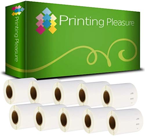 Printing Pleasure 10 x 14681 Rollen CD/DVD-Etiketten kompatibel für Dymo LabelWriter & Seiko Etikettendrucker | Ø57mm | 160 Stück Printing Pleasure 10 x 14681 Rollen CD/DVD-Etiketten kompatibel für Dymo LabelWriter & Seiko Etikettendrucker | Ø57mm | 160 Stück von Printing Pleasure