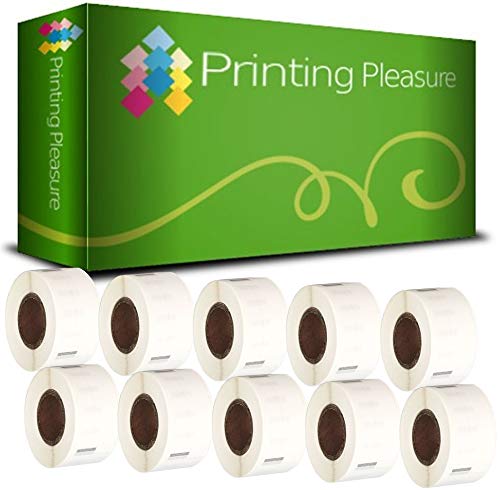 Printing Pleasure 10 x 99017 Rollen Etiketten kompatibel für Dymo LabelWriter & Seiko Etikettendrucker | 50mm x 12mm | 220 Stück | Hängeablageetiketten Printing Pleasure 10 x 99017 Rollen Etiketten kompatibel für Dymo LabelWriter & Seiko Etikettendrucker | 50mm x 12mm | 220 Stück | Hängeablageetiketten von Printing Pleasure