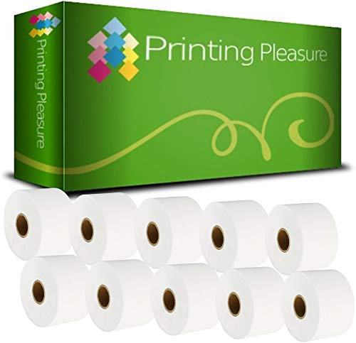 Printing Pleasure 10 x S0929100 Rollen Etiketten kompatibel für Dymo LabelWriter 4XL | 51mm x 89mm | 300 Stück | Terminvereinbarungskarte | Namensschild | nicht klebend von Printing Pleasure