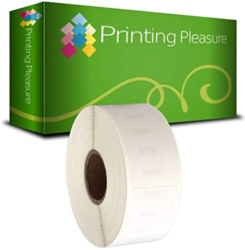 Printing Pleasure 11355 Rolle Etiketten kompatibel für Dymo LabelWriter & Seiko Etikettendrucker | 19mm x 51mm | 500 Stück | Vielzweck-Etiketten von Printing Pleasure