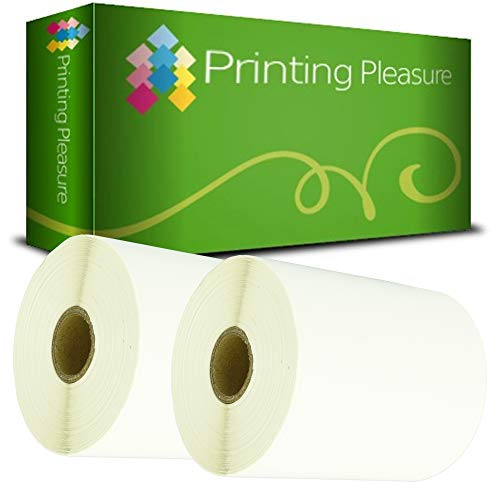 Printing Pleasure 2x Thermo Etiketten 100mm x 210mm (200 Stück/Rolle) für Zebra, Toshiba, Citizen, Eltron, Orion, UPS von Printing Pleasure
