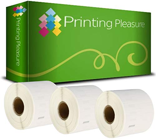 Printing Pleasure 3 x 11351 Rollen Etiketten kompatibel für Dymo LabelWriter & Seiko Etikettendrucker | 11mm x 54mm | 1500 Stück Printing Pleasure 3 x 11351 Rollen Etiketten kompatibel für Dymo LabelWriter & Seiko Etikettendrucker | 11mm x 54mm | 1500 Stück von Printing Pleasure