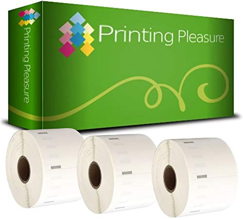 Printing Pleasure 3 x 11354 Rollen Etiketten kompatibel für Dymo LabelWriter & Seiko Etikettendrucker | 57mm x 32mm | 1000 Stück | Vielzweck-Etiketten Printing Pleasure 3 x 11354 Rollen Etiketten kompatibel für Dymo LabelWriter & Seiko Etikettendrucker | 57mm x 32mm | 1000 Stück | Vielzweck-Etiketten von Printing Pleasure