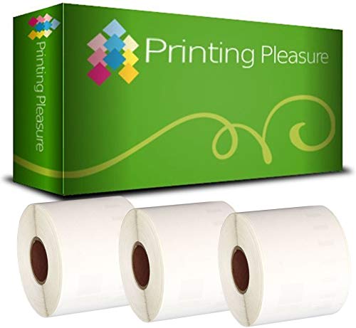 Printing Pleasure 3 x 99015 Rollen Etiketten kompatibel für Dymo LabelWriter & Seiko Etikettendrucker | 54mm x 70mm | 320 Stück | Große Mehrzwecketiketten Printing Pleasure 3 x 99015 Rollen Etiketten kompatibel für Dymo LabelWriter & Seiko Etikettendrucker | 54mm x 70mm | 320 Stück | Große Mehrzwecketiketten von Printing Pleasure