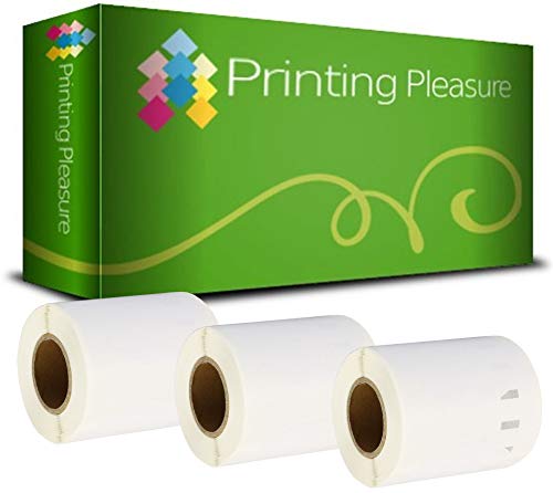 Printing Pleasure 3x CD/DVD-Etiketten kompatibel für Dymo Seiko 14681 Ø57mm (160 Stück/Rolle) Dymo LabelWriter 4XL 450 400 330 320 310 Twin Turbo Duo Seiko SLP 450 420 400 240 220 200 120 100 Pro Plus von Printing Pleasure