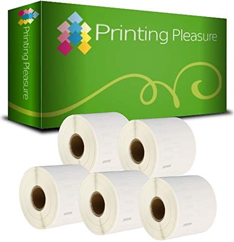 Printing Pleasure 5 x 11351 Rollen Etiketten kompatibel für Dymo LabelWriter & Seiko Etikettendrucker | 11mm x 54mm | 1500 Stück Printing Pleasure 5 x 11351 Rollen Etiketten kompatibel für Dymo LabelWriter & Seiko Etikettendrucker | 11mm x 54mm | 1500 Stück von Printing Pleasure