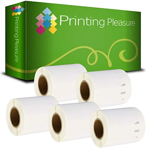 Printing Pleasure 5 x 14681 Rollen CD/DVD-Etiketten kompatibel für Dymo LabelWriter & Seiko Etikettendrucker | Ø57mm | 160 Stück Printing Pleasure 5 x 14681 Rollen CD/DVD-Etiketten kompatibel für Dymo LabelWriter & Seiko Etikettendrucker | Ø57mm | 160 Stück von Printing Pleasure