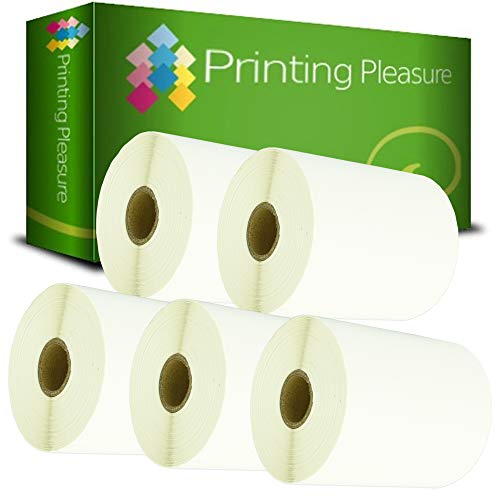 Printing Pleasure 5x Thermo Etiketten 100mm x 210mm (200 Stück/Rolle) für Zebra, Toshiba, Citizen, Eltron, Orion, UPS von Printing Pleasure