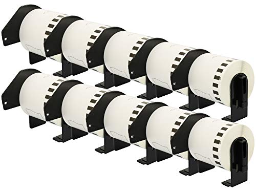10 Rollen DK22251 DK-22251 62mm x 15,24m Endlos-Etiketten kompatibel für P-Touch QL-800 QL-810W QL-820NWB, rot/schwarz auf weiß 10 Rollen DK22251 DK-22251 62mm x 15,24m Endlos-Etiketten kompatibel für P-Touch QL-800 QL-810W QL-820NWB, rot/schwarz auf weiß von Printing Saver