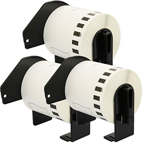 3 Rollen DK22251 DK-22251 62mm x 15,24m Endlos-Etiketten kompatibel für P-Touch QL-800 QL-810W QL-820NWB, rot/schwarz auf weiß 3 Rollen DK22251 DK-22251 62mm x 15,24m Endlos-Etiketten kompatibel für P-Touch QL-800 QL-810W QL-820NWB, rot/schwarz auf weiß von Printing Saver
