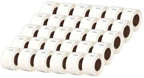 30 Rollen 99017 S0722460 50mm x 12mm Etiketten kompatibel für LabelWriter 4XL 450 400 330 320 310 Twin Turbo Duo Seiko SLP 450 430 420 400 240 220 200 120 100 Pro Plus (220 Etiketten pro Rolle) von Printing Saver