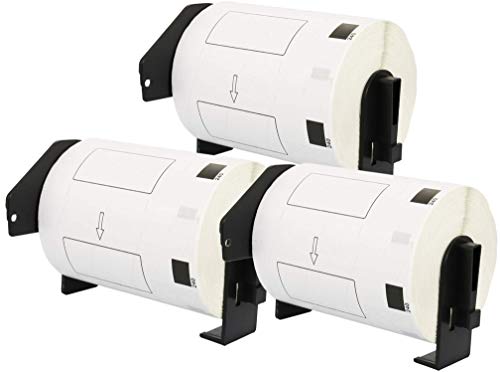 3x DK-11240 102 x 51 mm Versandetiketten (600 Stück/Rolle) kompatibel für P-Touch QL-1050, QL-1050N, QL-1060N, QL-1100, QL-1110NWB Etikettendrucker von Printing Saver