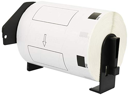 DK-11240 102 x 51 mm Versandetiketten (600 Stück/Rolle) kompatibel für P-Touch QL-1050, QL-1050N, QL-1060N, QL-1100, QL-1110NWB Etikettendrucker von Printing Saver