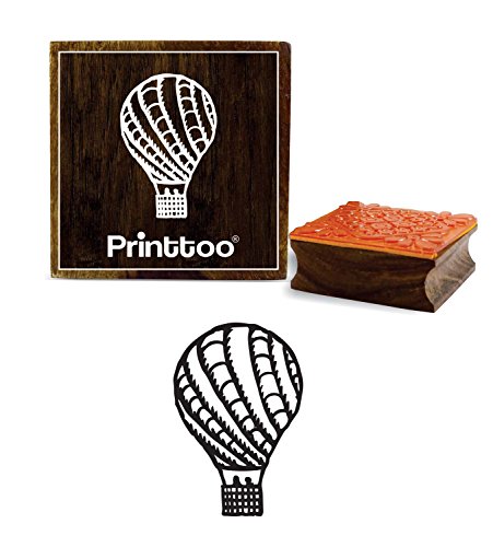 Printtoo HeiSSluftballon Muster Quadrat Holz Stempel Schrott-Stempel-2 x 2 Zoll Printtoo HeiSSluftballon Muster Quadrat Holz Stempel Schrott-Stempel-2 x 2 Zoll von Printtoo