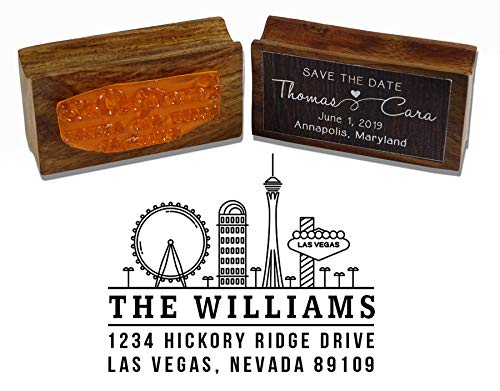 Printtoo Rucks Mit Las Vegas Orte Personalisierte Holz montiert Stempel Printtoo Rucks Mit Las Vegas Orte Personalisierte Holz montiert Stempel von Printtoo