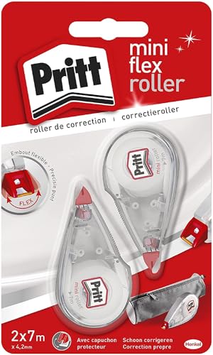 Pritt 9H 2042328 Korrekturroller Mini, 4,2 mm x 7 m, Aktionpack von Pritt