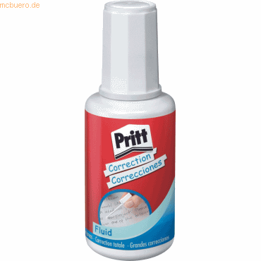 10 x Pritt Korrekturfluid weiß 20ml von Pritt