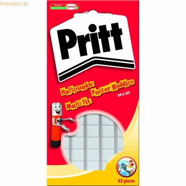 24 x Pritt Haftpunkte ablösbar VE=55 Stück WA05 24 x Pritt Haftpunkte ablösbar VE=55 Stück WA05 von Pritt