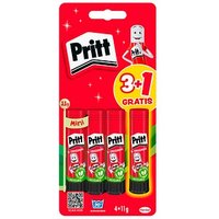 3 + 1 GRATIS: 3 Pritt Klebestifte 3x 11,0 g + GRATIS Klebestift 11,0 g von Pritt