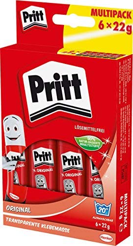 Klebestift, Bonuspack, Behälterform Stick, ohne Lösungsmittel, Inhalt 132g von Pritt