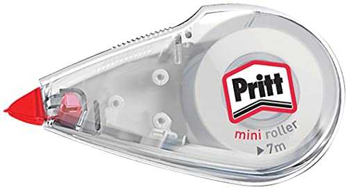 PRITT Korrekturroller MINI | Sofortiges Nachschreiben | Ultra sauberes Ergebnis | 7 m Band | feine Breite 4,2 mm PRITT Korrekturroller MINI | Sofortiges Nachschreiben | Ultra sauberes Ergebnis | 7 m Band | feine Breite 4,2 mm von Pritt