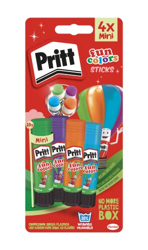 Pritt 1100085 Fun Colors Klebestifte 4 x 10 g Pritt 1100085 Fun Colors Klebestifte 4 x 10 g von Pritt