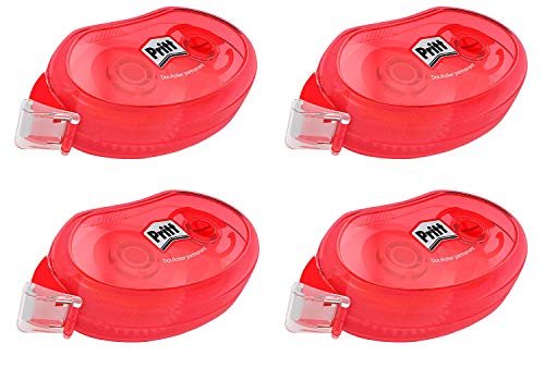 Pritt Kleberoller Compact permanent, hervorragende Klebeleistung, Premium-Band mit Klebstoffwaben, Bandlänge 10 m, Bandbreite 8,4 mm, Spar-Set mit 4 Kleberollern, 9H ZCGPB4X Pritt Kleberoller Compact permanent, hervorragende Klebeleistung, Premium-Band mit Klebstoffwaben, Bandlänge 10 m, Bandbreite 8,4 mm, Spar-Set mit 4 Kleberollern, 9H ZCGPB4X von Staedtler