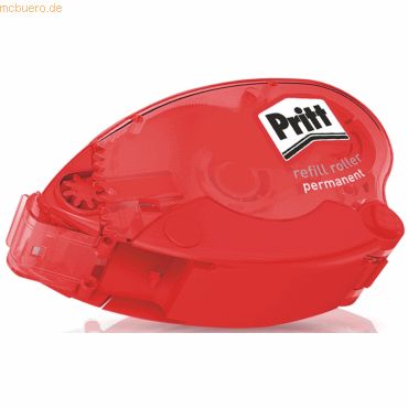 Pritt Kleberoller Refill permanent 16m x 8,4mm rot von Pritt