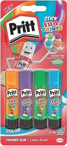 Pritt Klebestift Rainbow von Henkel bei na und 4 Stück a.10gr. Pritt Klebestift Rainbow von Henkel bei na und 4 Stück a.10gr. von Pritt