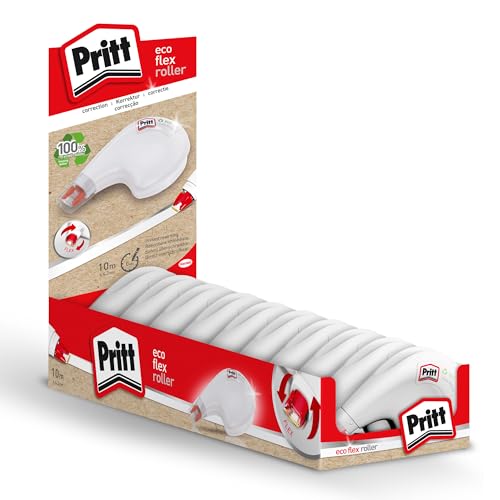 Pritt Korrekturroller Eco Flex, 4,2 mm x 10 m, 10er Display, 9H PRKEK/D10 Pritt Korrekturroller Eco Flex, 4,2 mm x 10 m, 10er Display, 9H PRKEK/D10 von Pritt