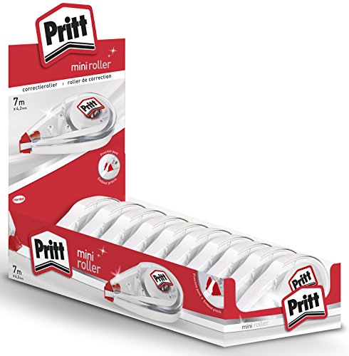 Pritt Korrekturroller Mini Roller, 4.2 mm x 7 m – EXP. 10 UDS von Pritt